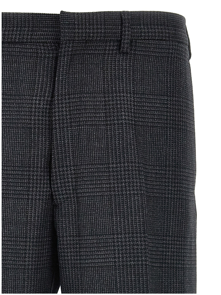 Prada Gray Virgin Wool Dress Pants