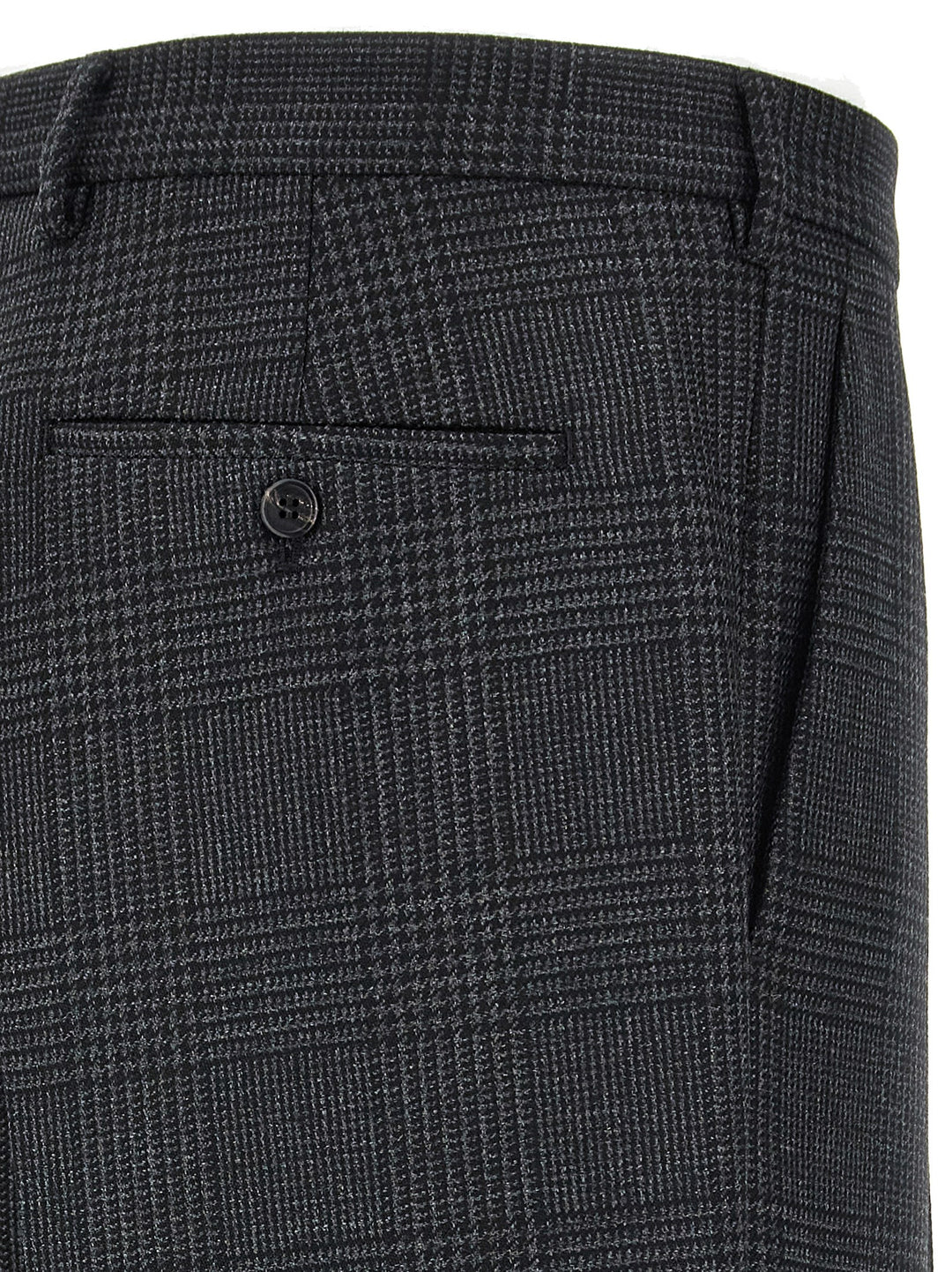 Prada Gray Virgin Wool Dress Pants