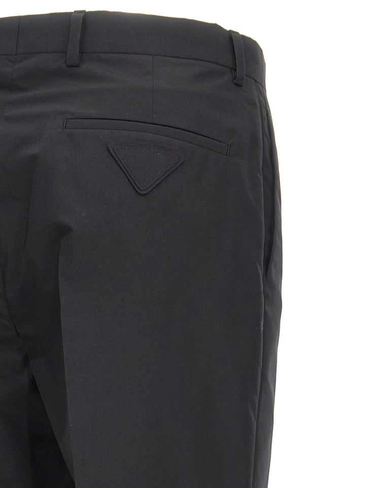 Prada Black Cotton Dress Pants
