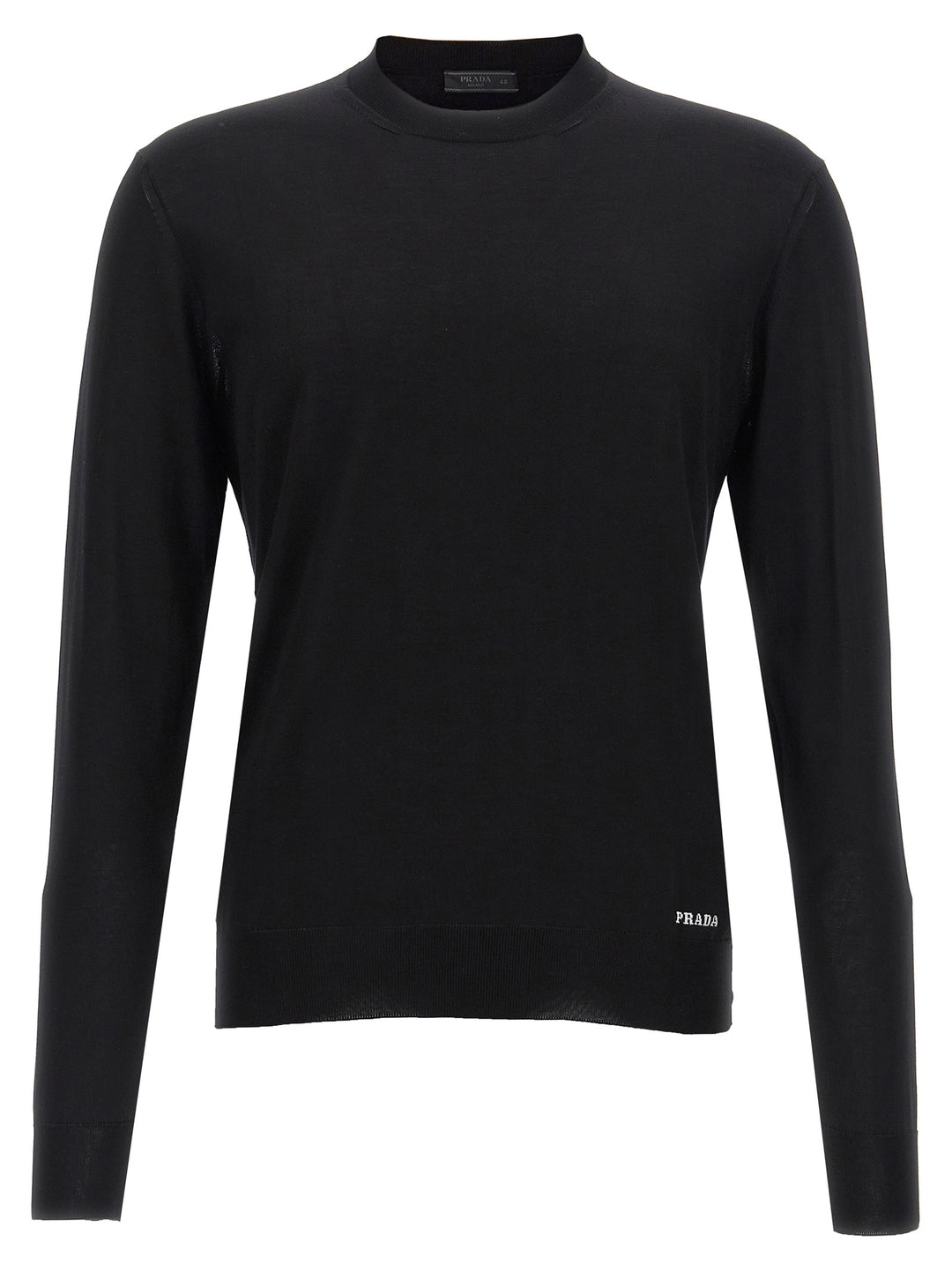Prada Black Silk Cardigan