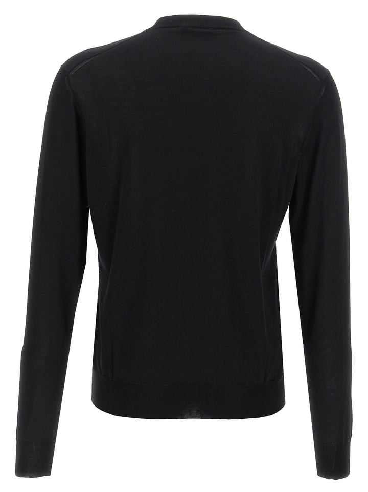 Prada Black Silk Cardigan