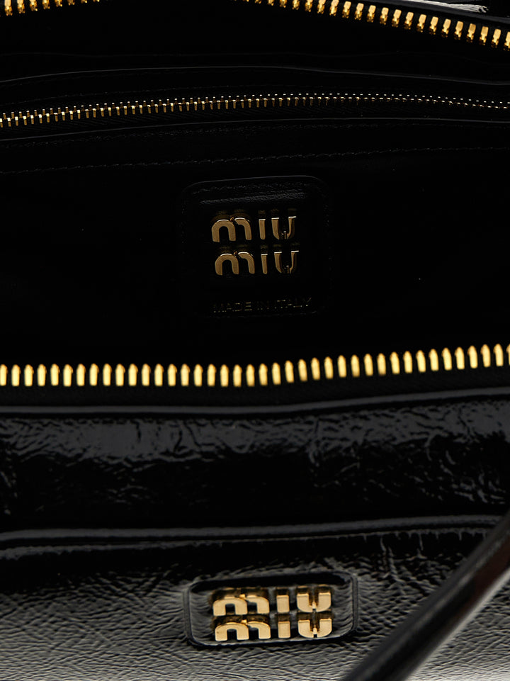 Miu Miu Black Lamb Leather Handbag