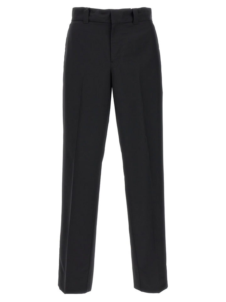 Prada Black Virgin Wool Casual Pants
