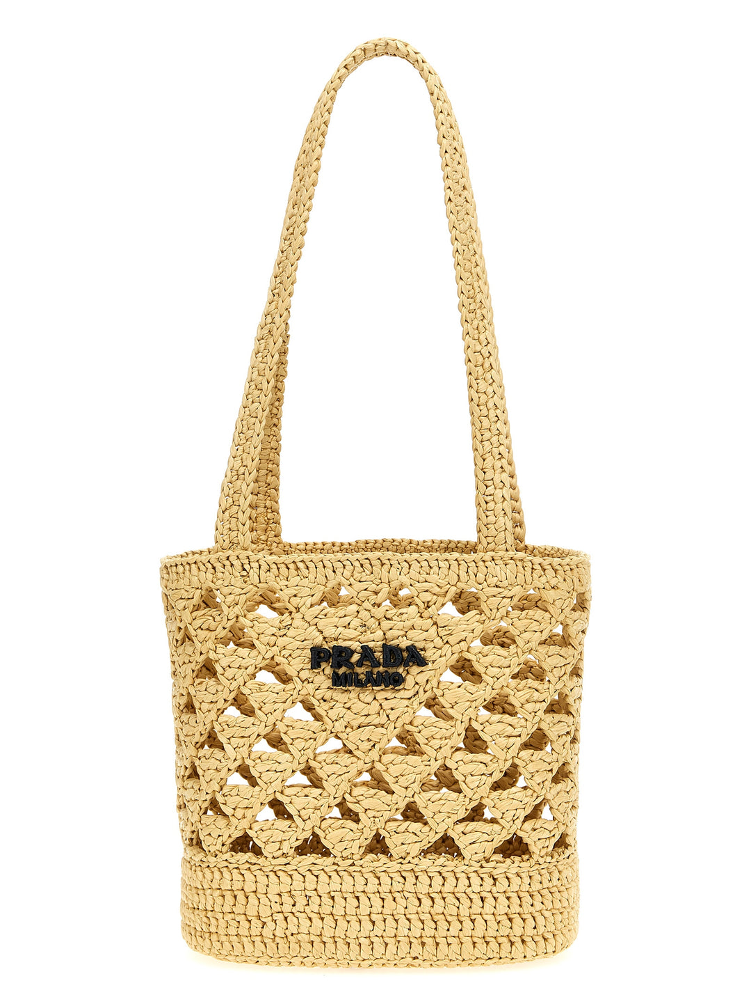 Prada Beige Viscose Handbag