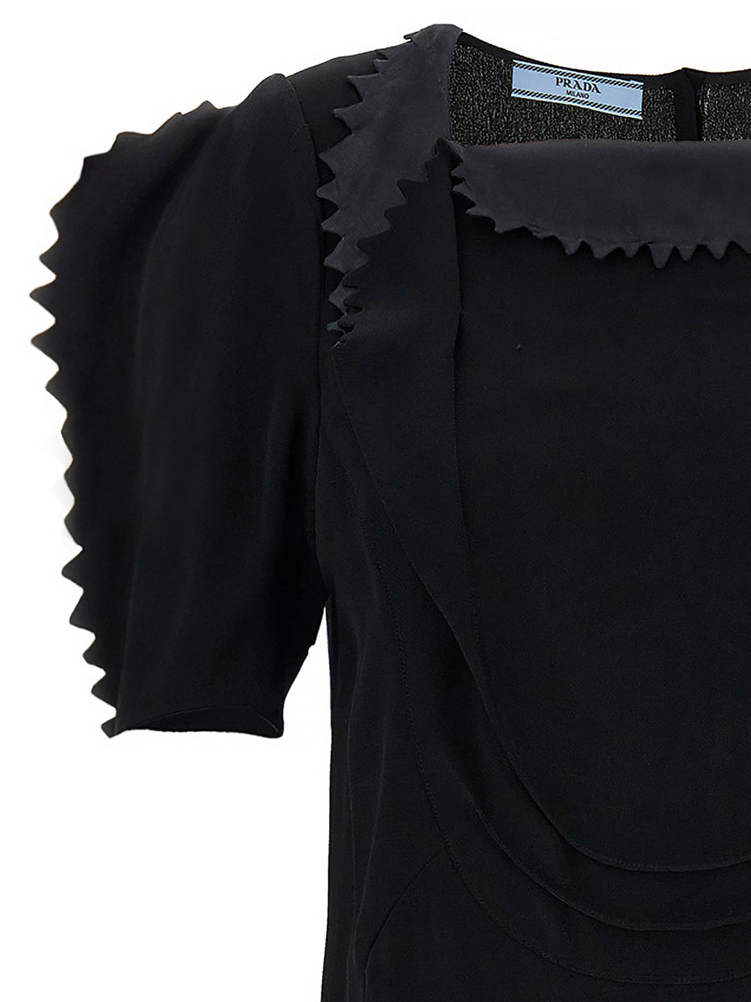 Prada Black Viscose Tank Tops