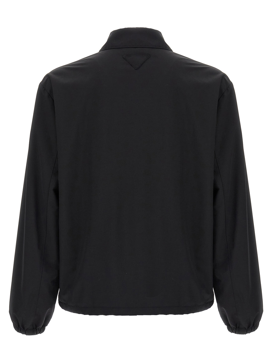 Prada Black Virgin Wool Full-Length Jacket