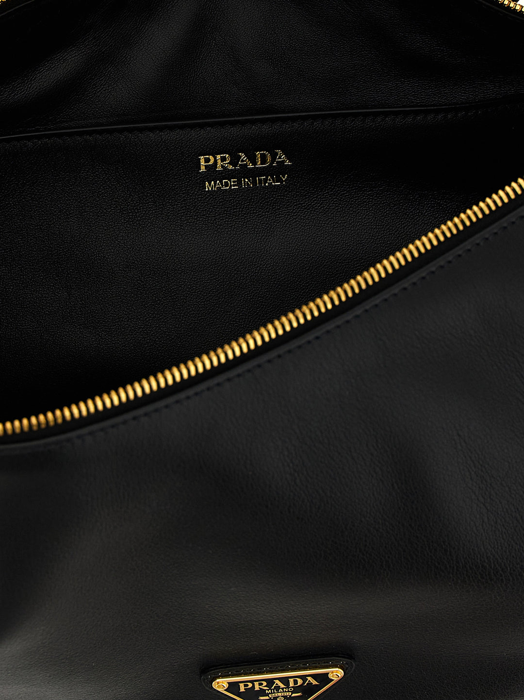 Prada Black Calfskin Shoulder Bag