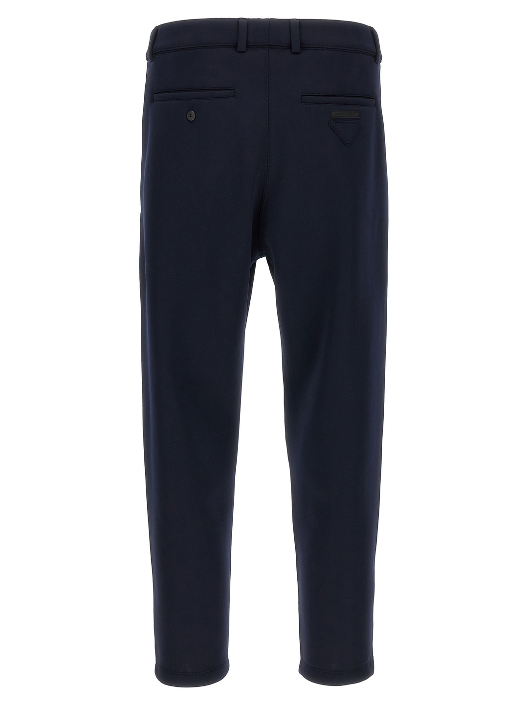 Prada Blue Polyester Casual Pants