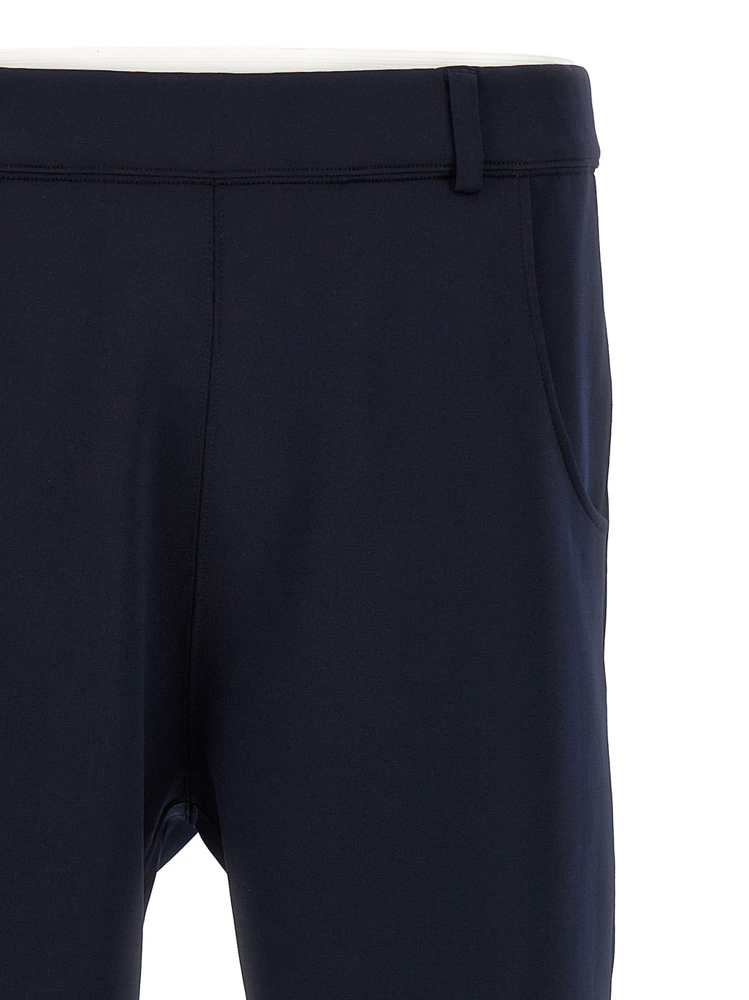 Prada Blue Polyester Casual Pants