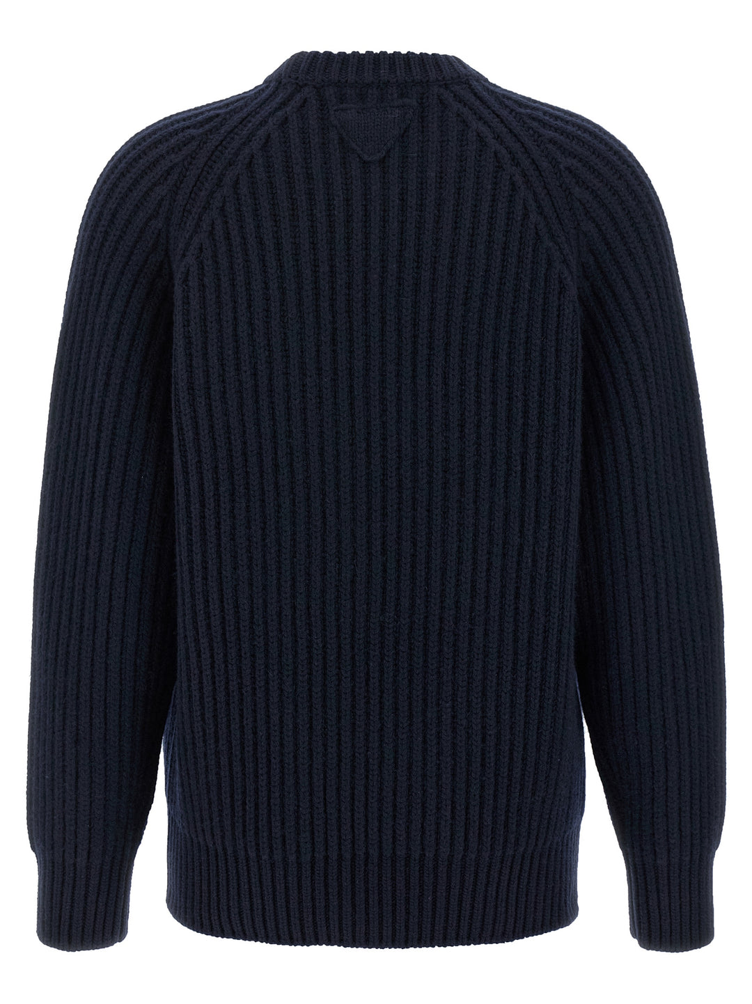Prada Blue Virgin Wool Cardigan