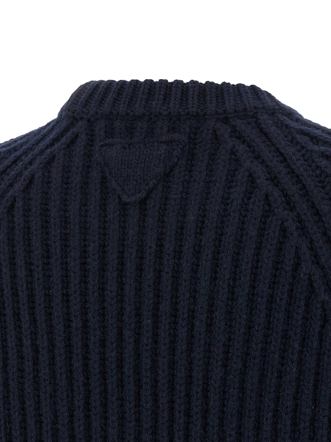 Prada Blue Virgin Wool Cardigan
