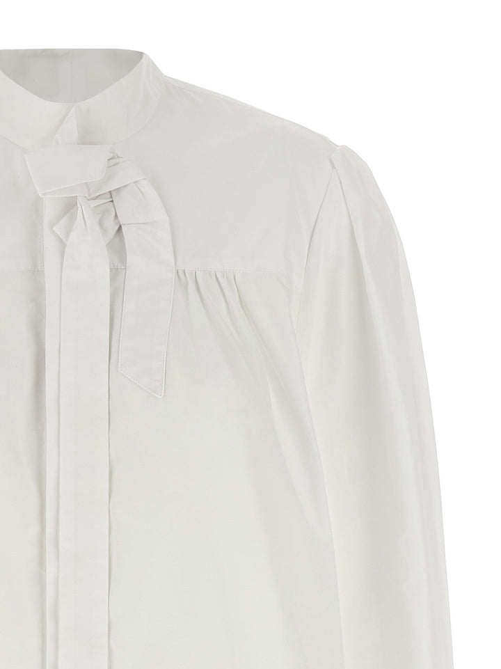 Prada White Cotton Blouse