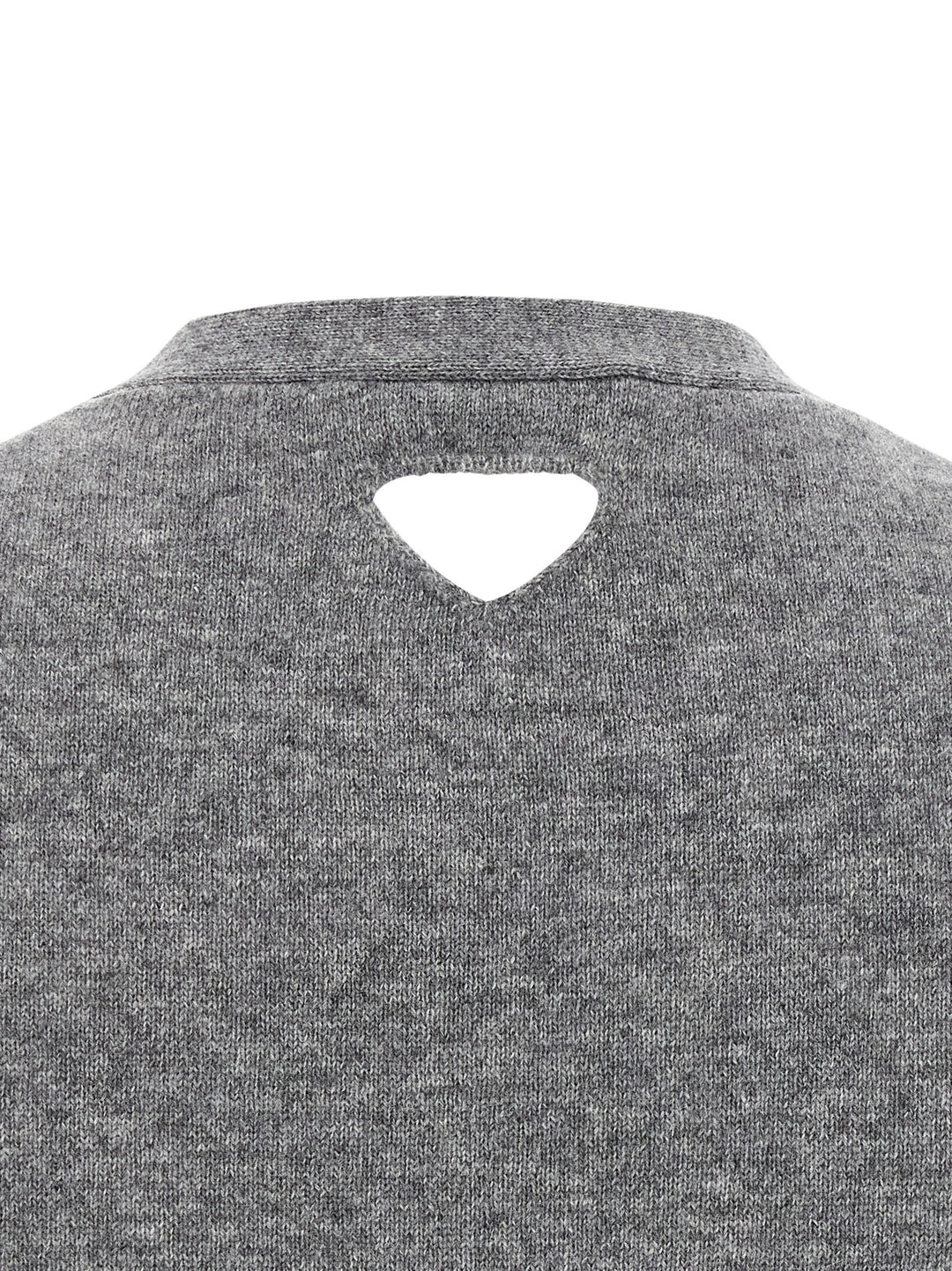 Prada Gray Cashmere Cardigan