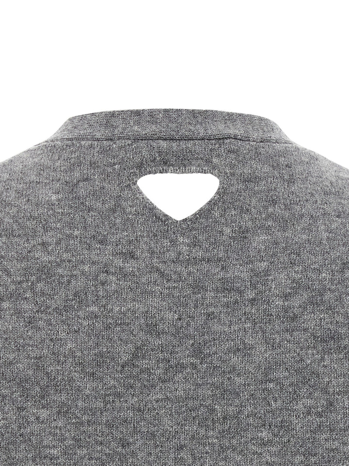 Prada Gray Cashmere Cardigan