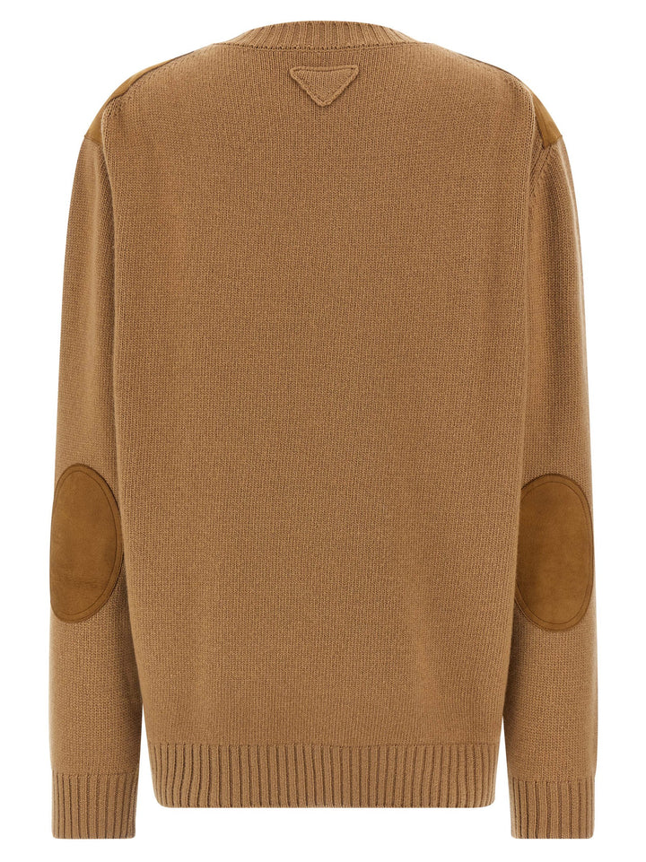 Prada Brown Virgin Wool Cardigan
