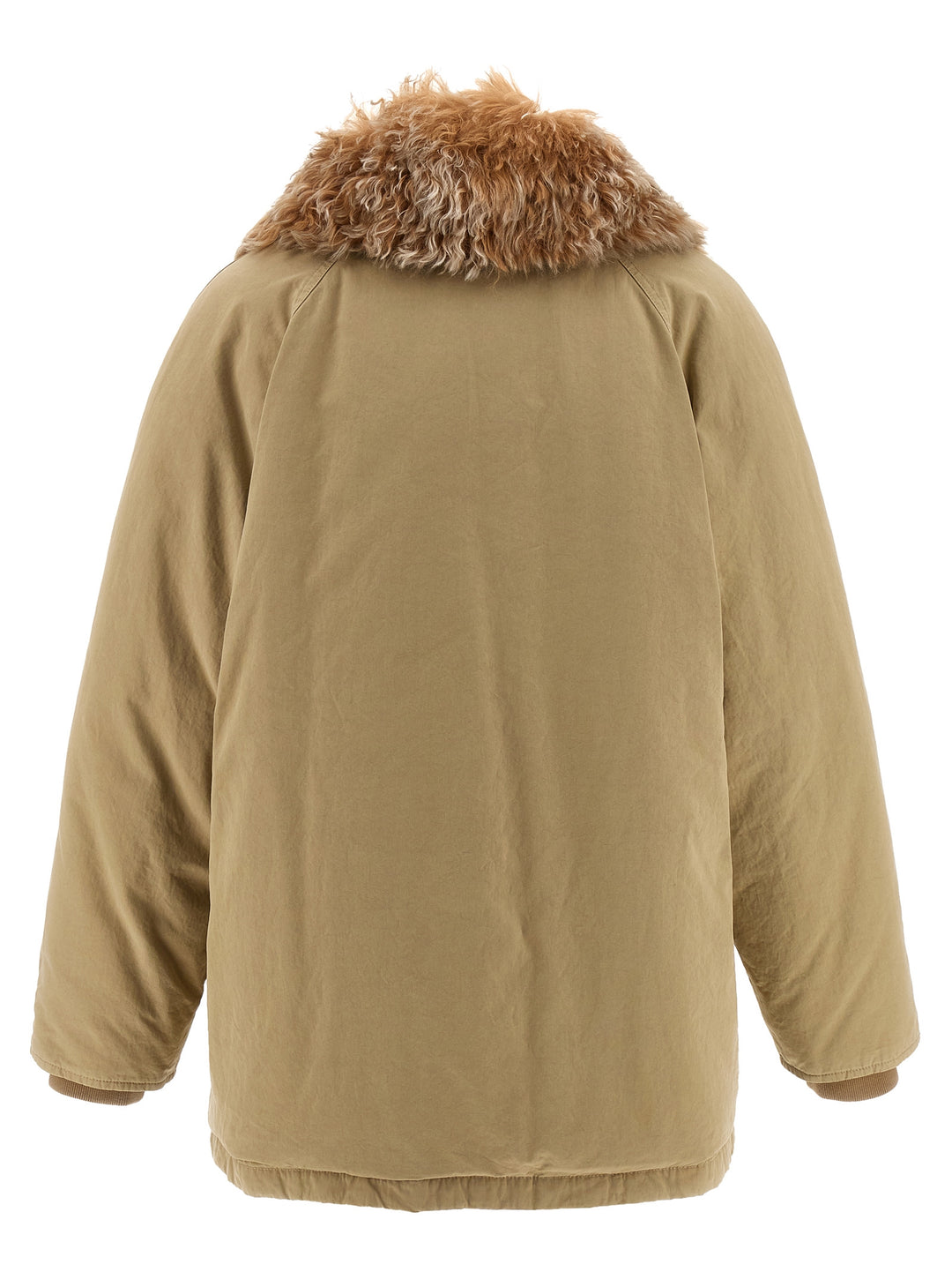 Prada Beige Cotton Full-Length Jacket