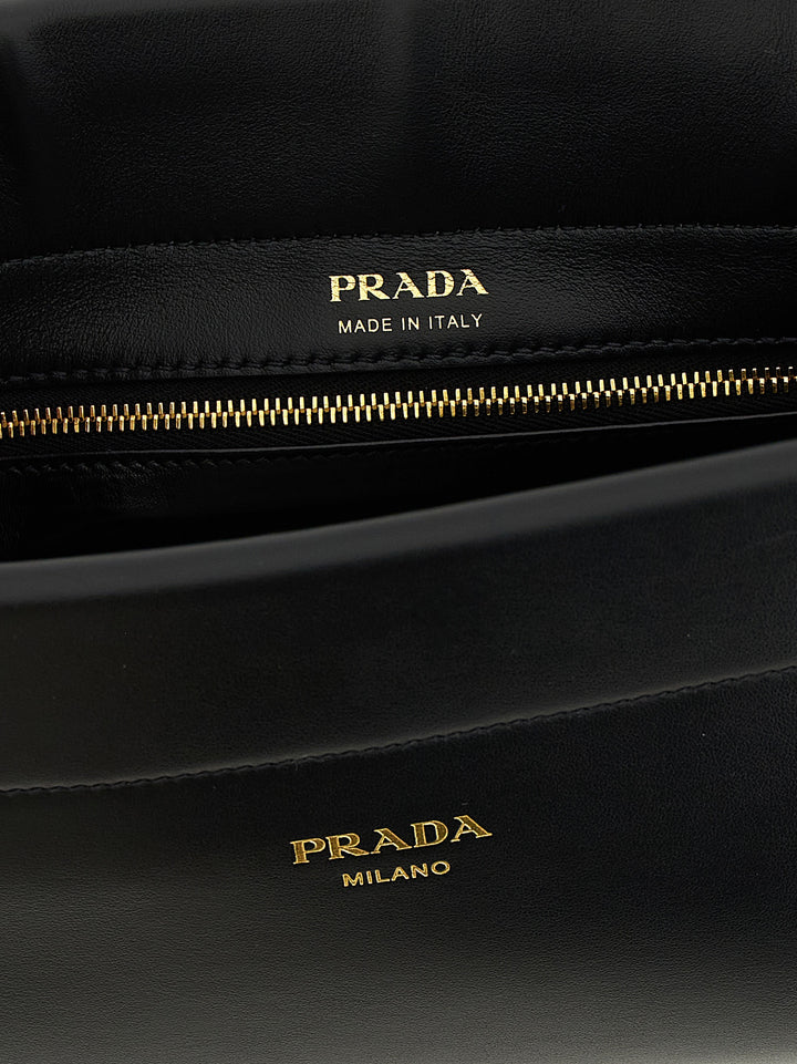 Prada Black Calfskin Shoulder Bag