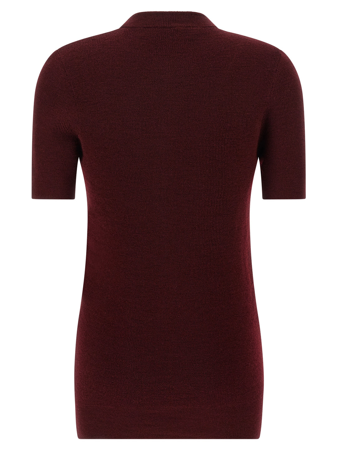 Prada Bordeaux Virgin Wool Cardigan
