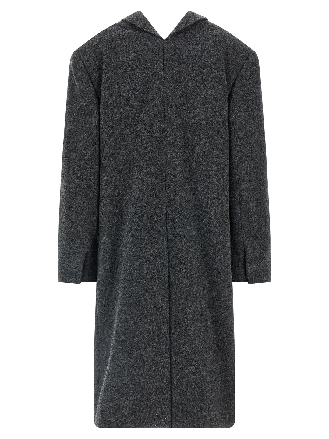 Prada Gray Virgin Wool Coat