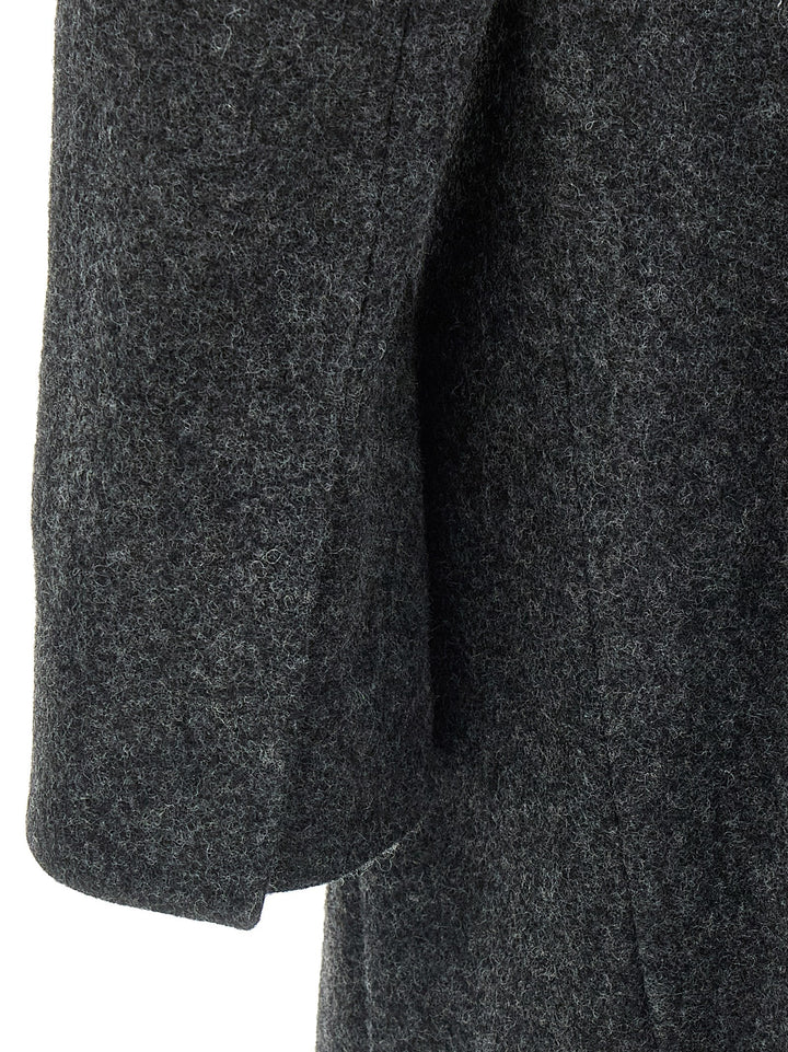 Prada Gray Virgin Wool Coat