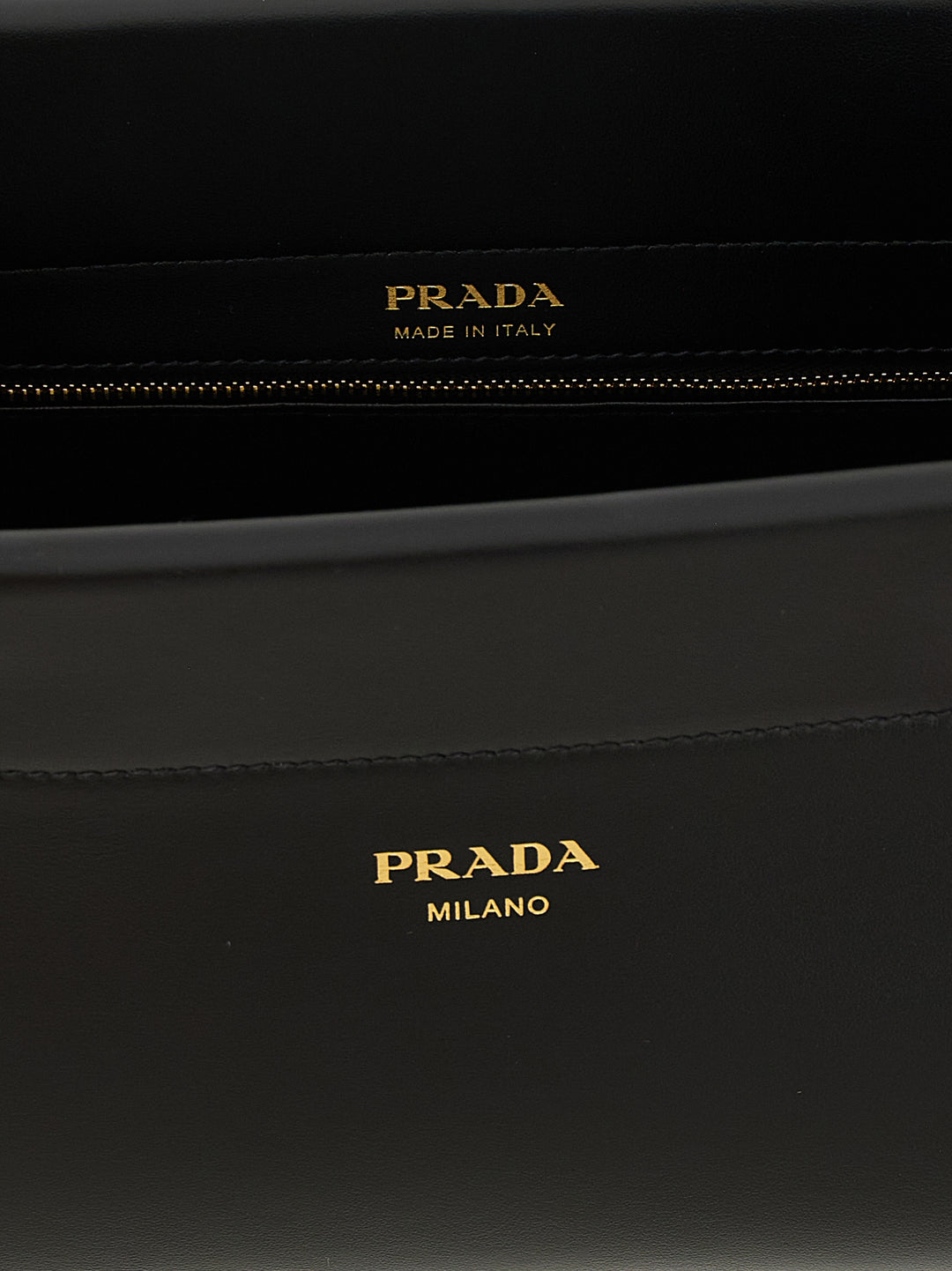 Prada Black Calfskin Shoulder Bag