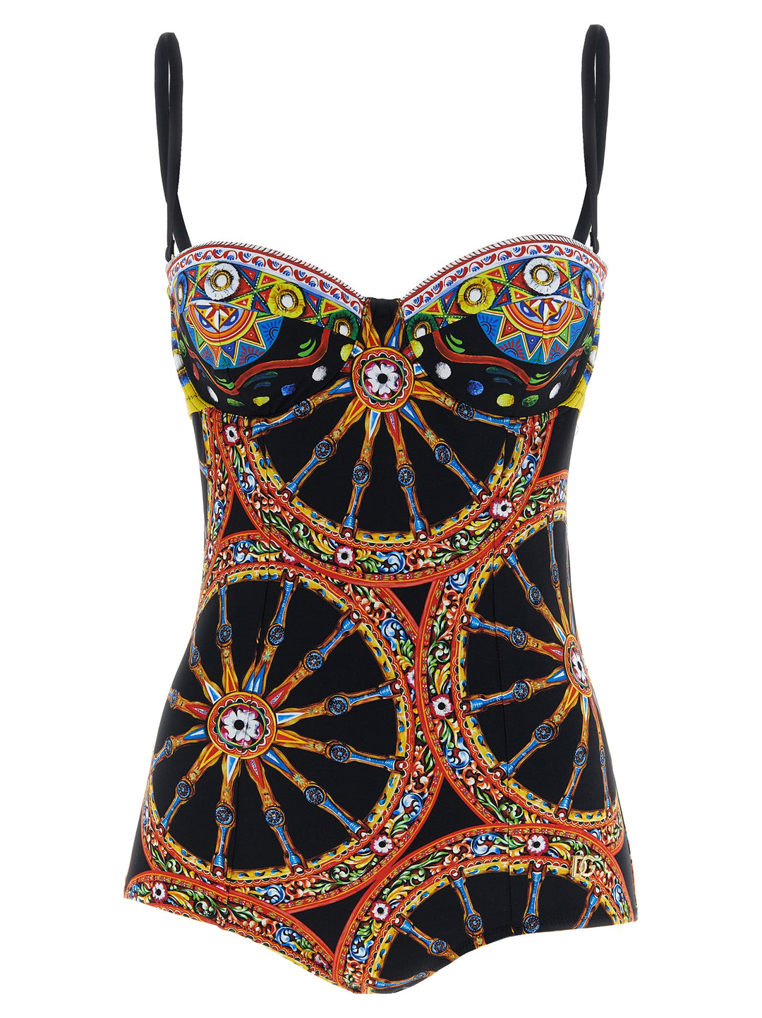 Dolce &amp; Gabbana Multicolor Polyamide One-Piece Swimsuit