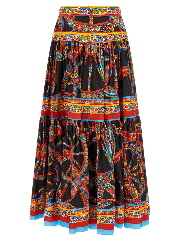Dolce &amp; Gabbana Multicolor Cotton Mini Skirt