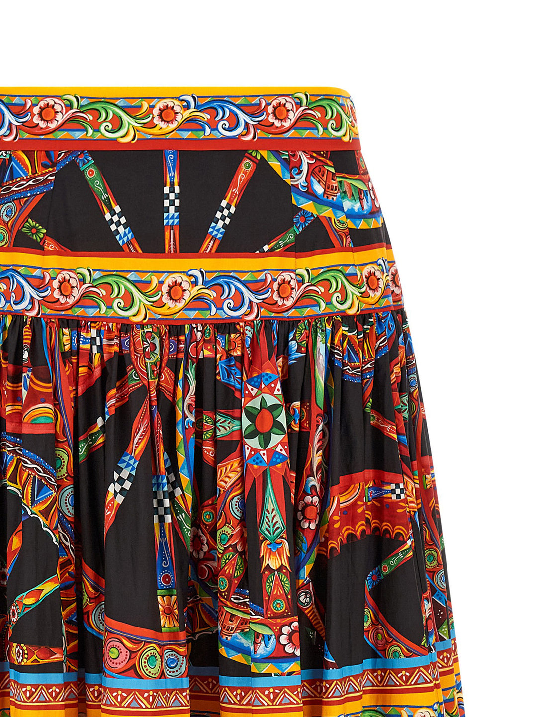 Dolce &amp; Gabbana Multicolor Cotton Mini Skirt