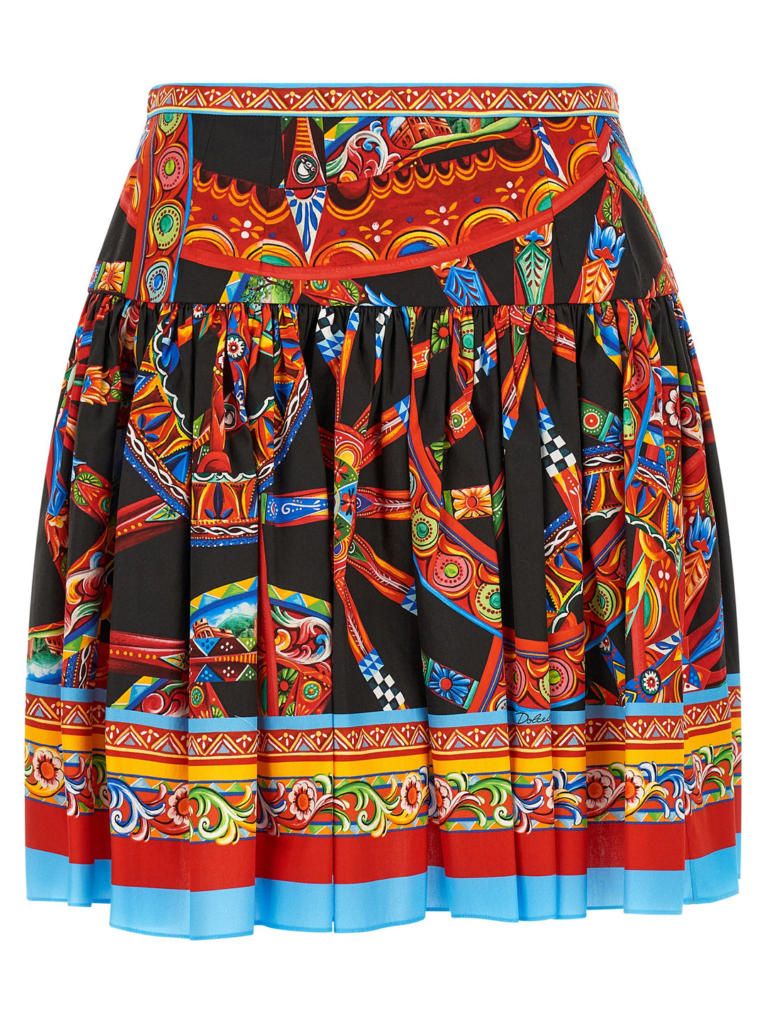 Dolce &amp; Gabbana Multicolor Cotton Long Skirt