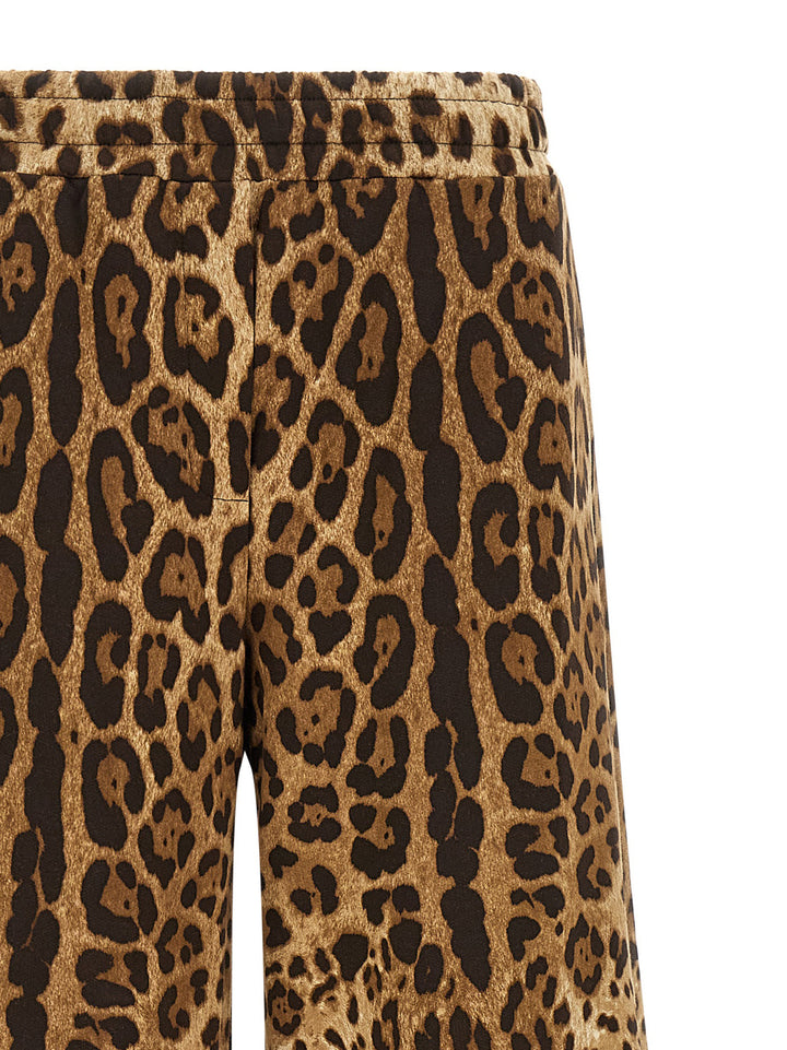 Dolce &amp; Gabbana Brown Cotton Casual Pants