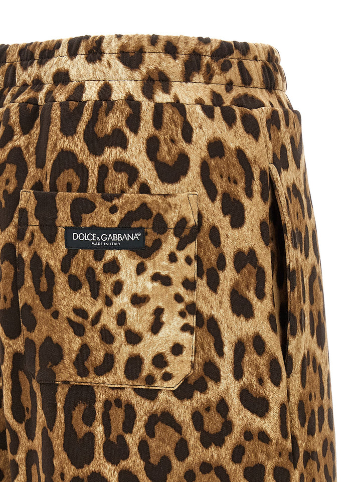 Dolce &amp; Gabbana Brown Cotton Casual Pants
