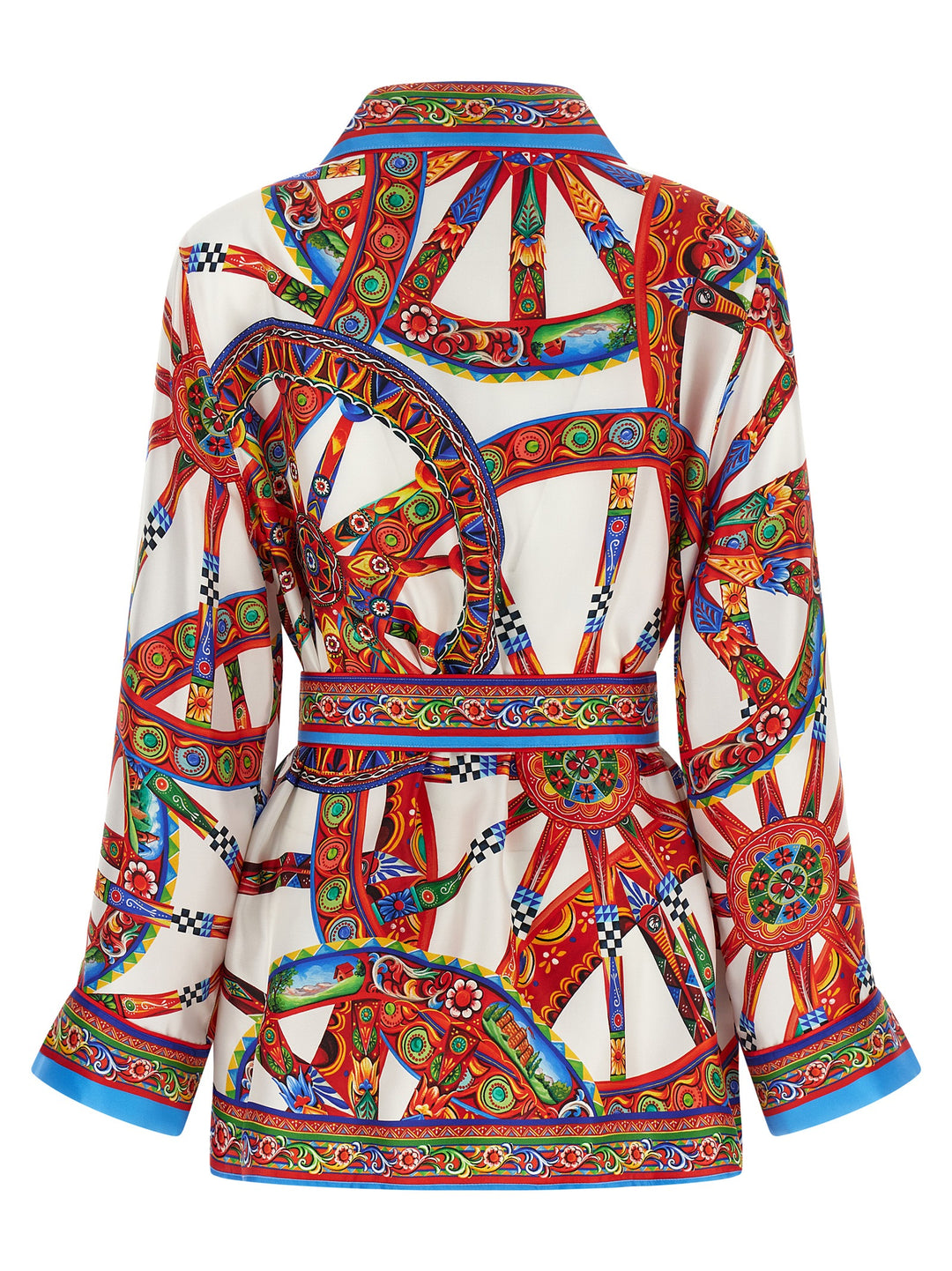 Dolce &amp; Gabbana Multicolor Silk Blouse