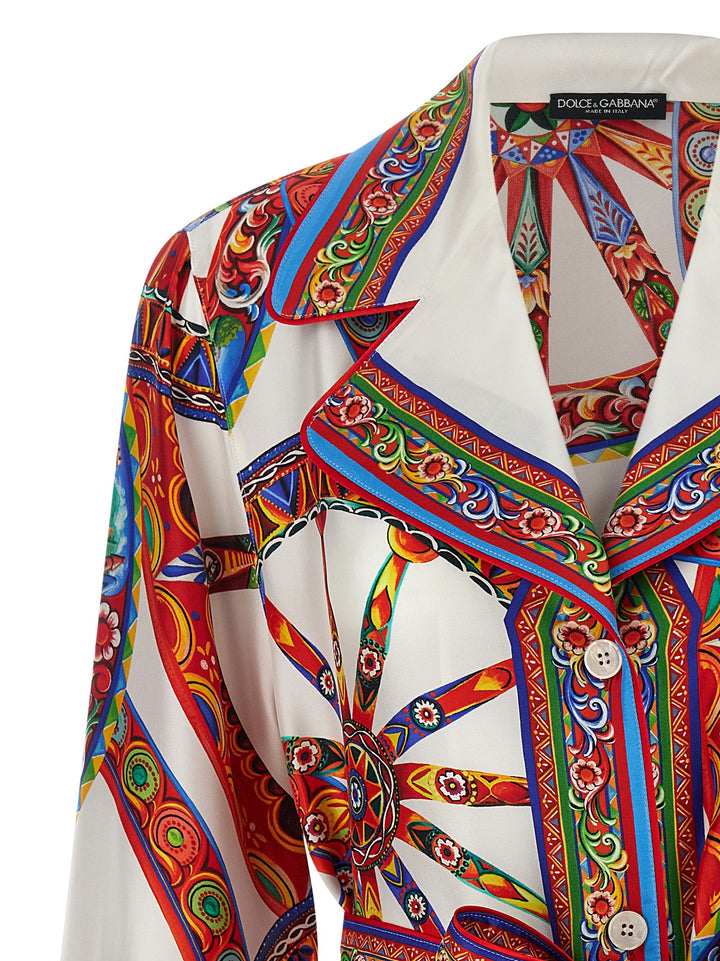 Dolce &amp; Gabbana Multicolor Silk Blouse