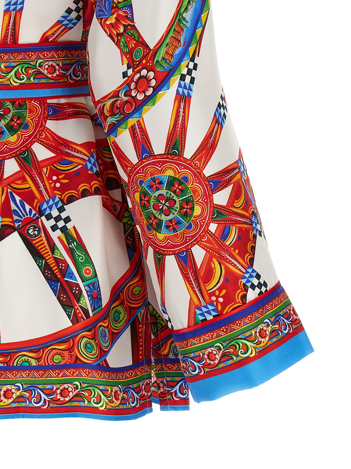 Dolce &amp; Gabbana Multicolor Silk Blouse