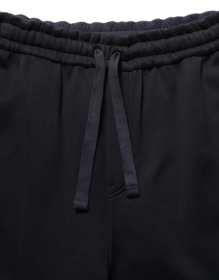 Dolce &amp; Gabbana Dark Blue Relaxed Wide Leg Men Jogger Pants