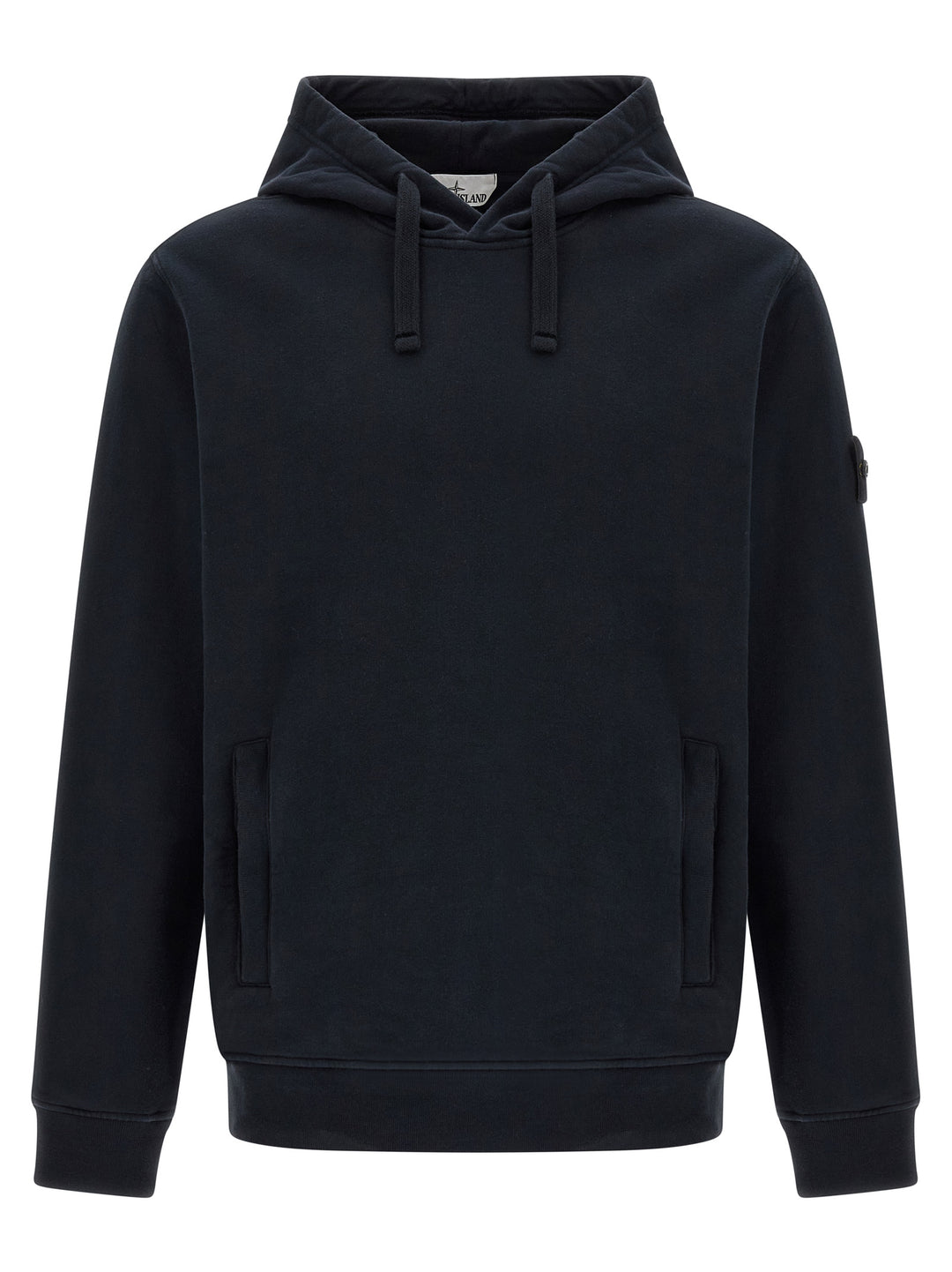 Stone Island Blue Cotton Sweatshirt