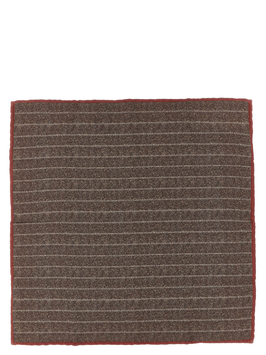 Brunello Cucinelli Brown Silk Scarf