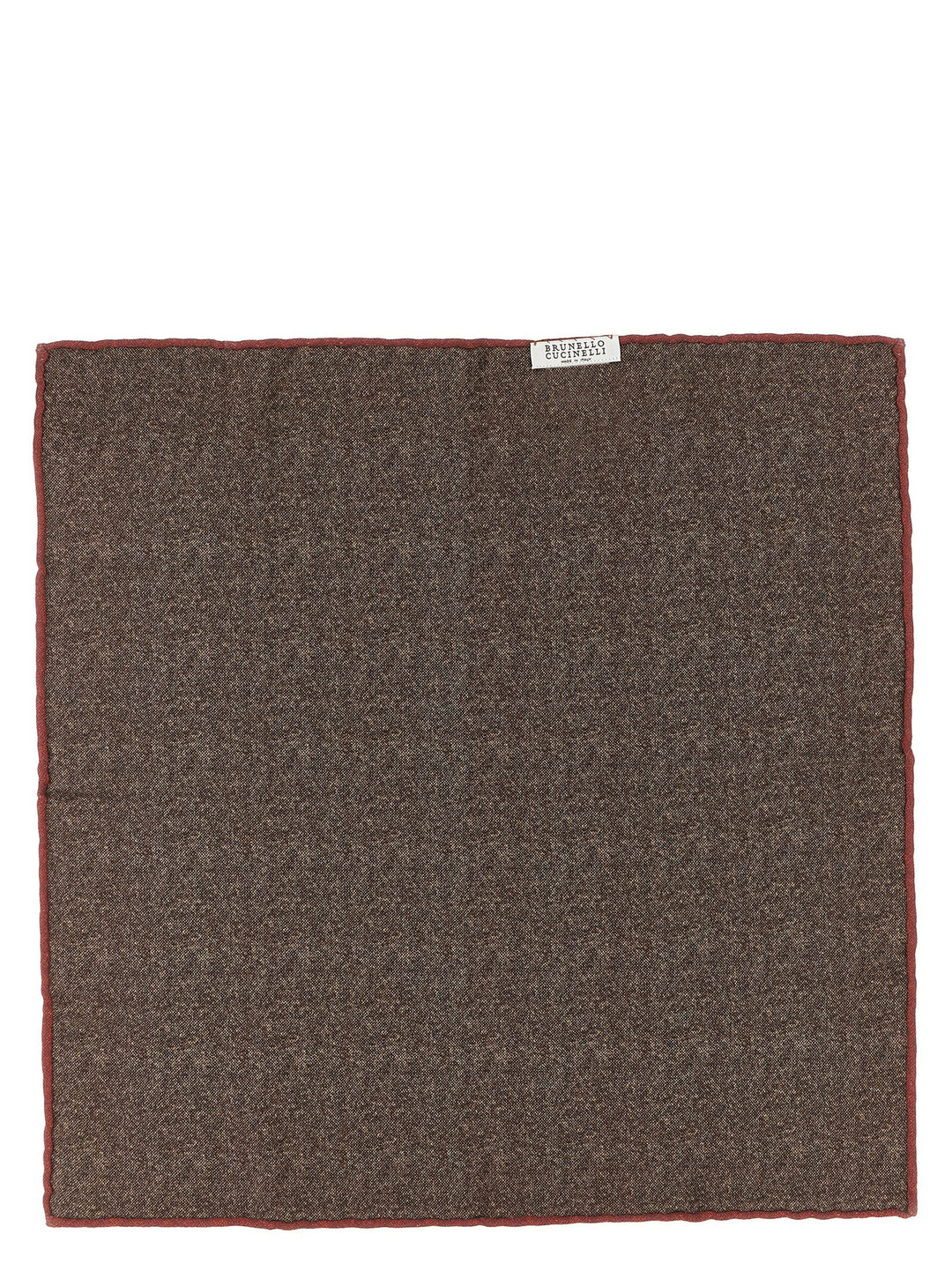 Brunello Cucinelli Brown Silk Scarf