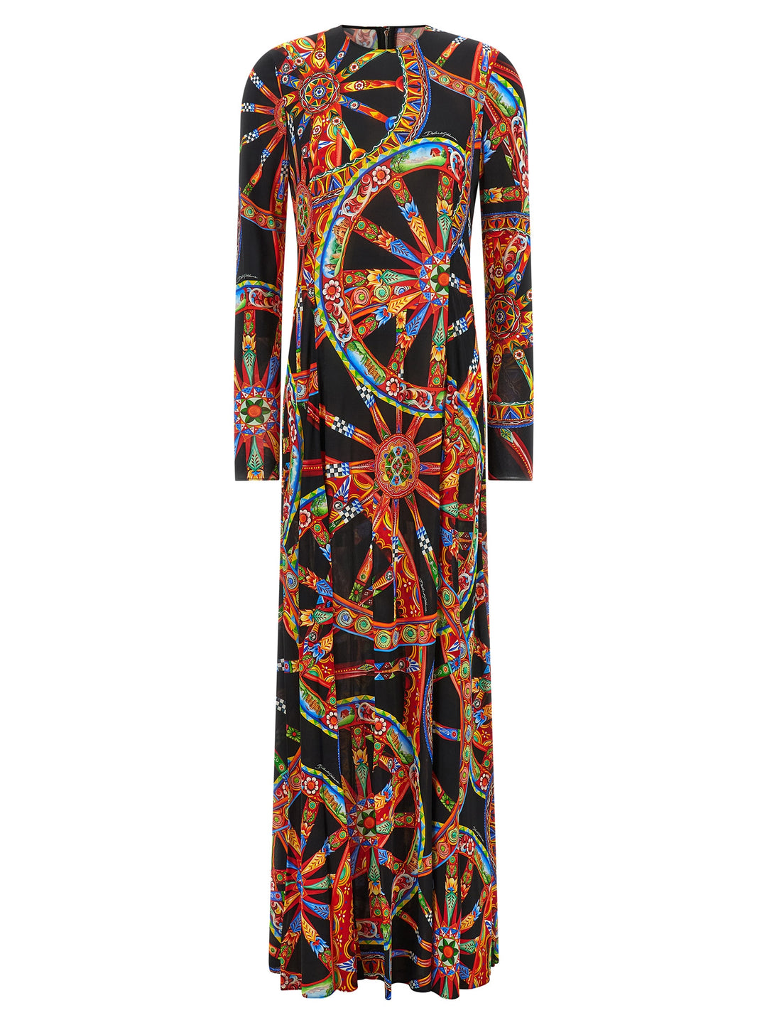 Dolce &amp; Gabbana Multicolor Viscose Long Dress
