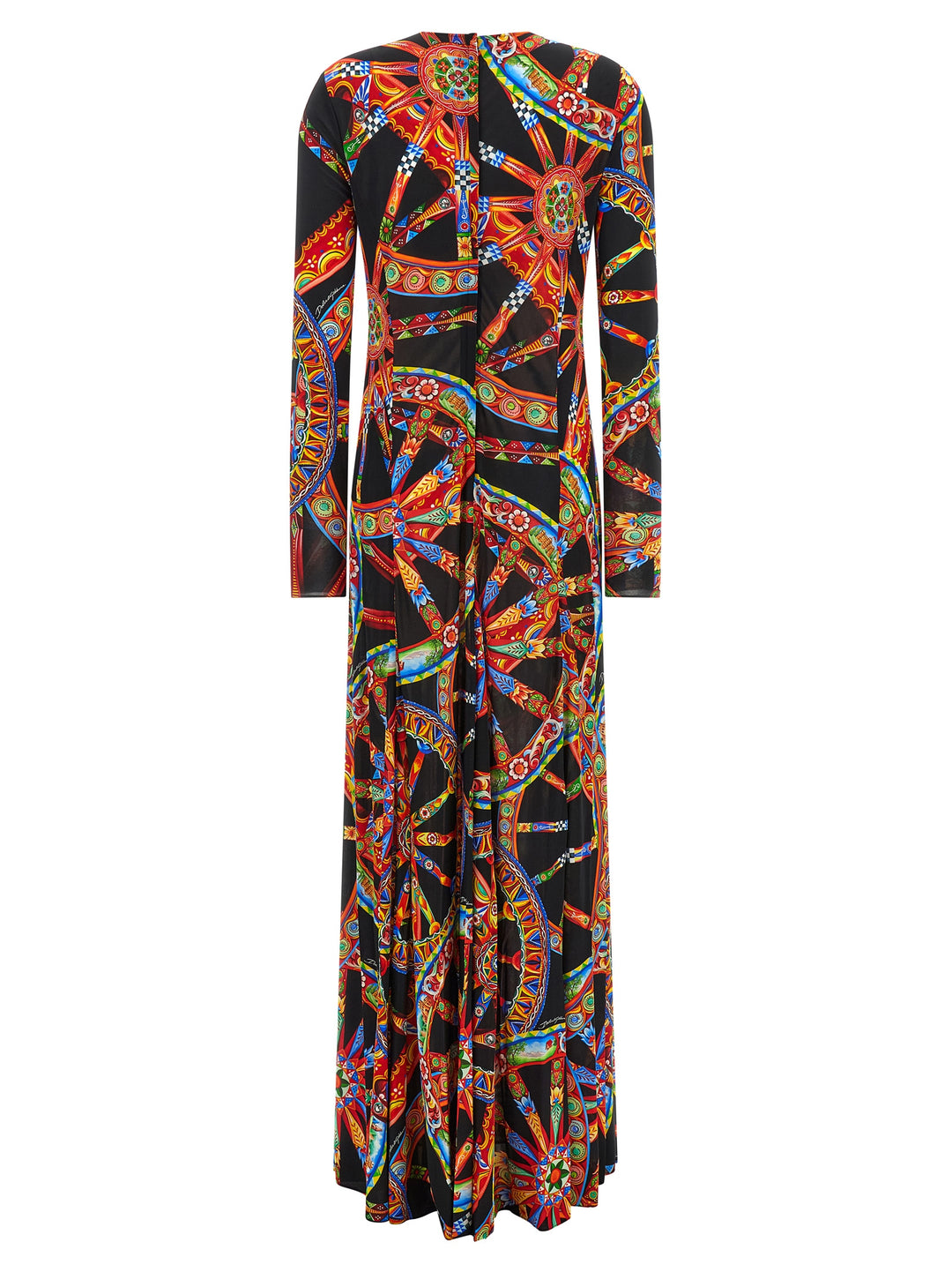 Dolce &amp; Gabbana Multicolor Viscose Long Dress