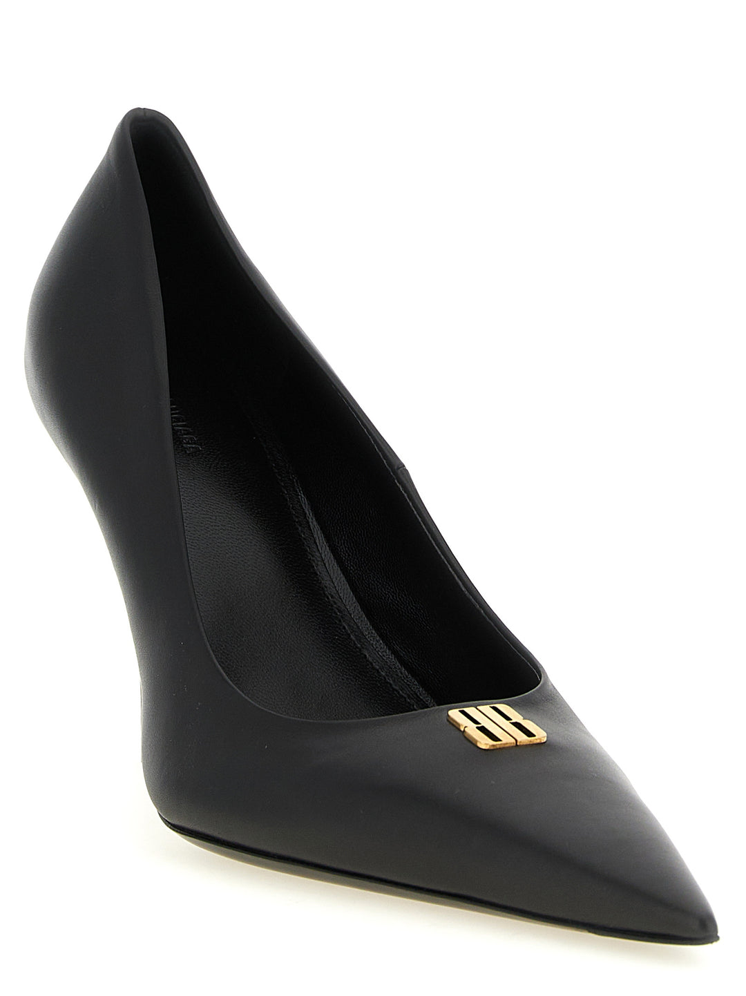 Balenciaga Black Calfskin High Heel Pumps