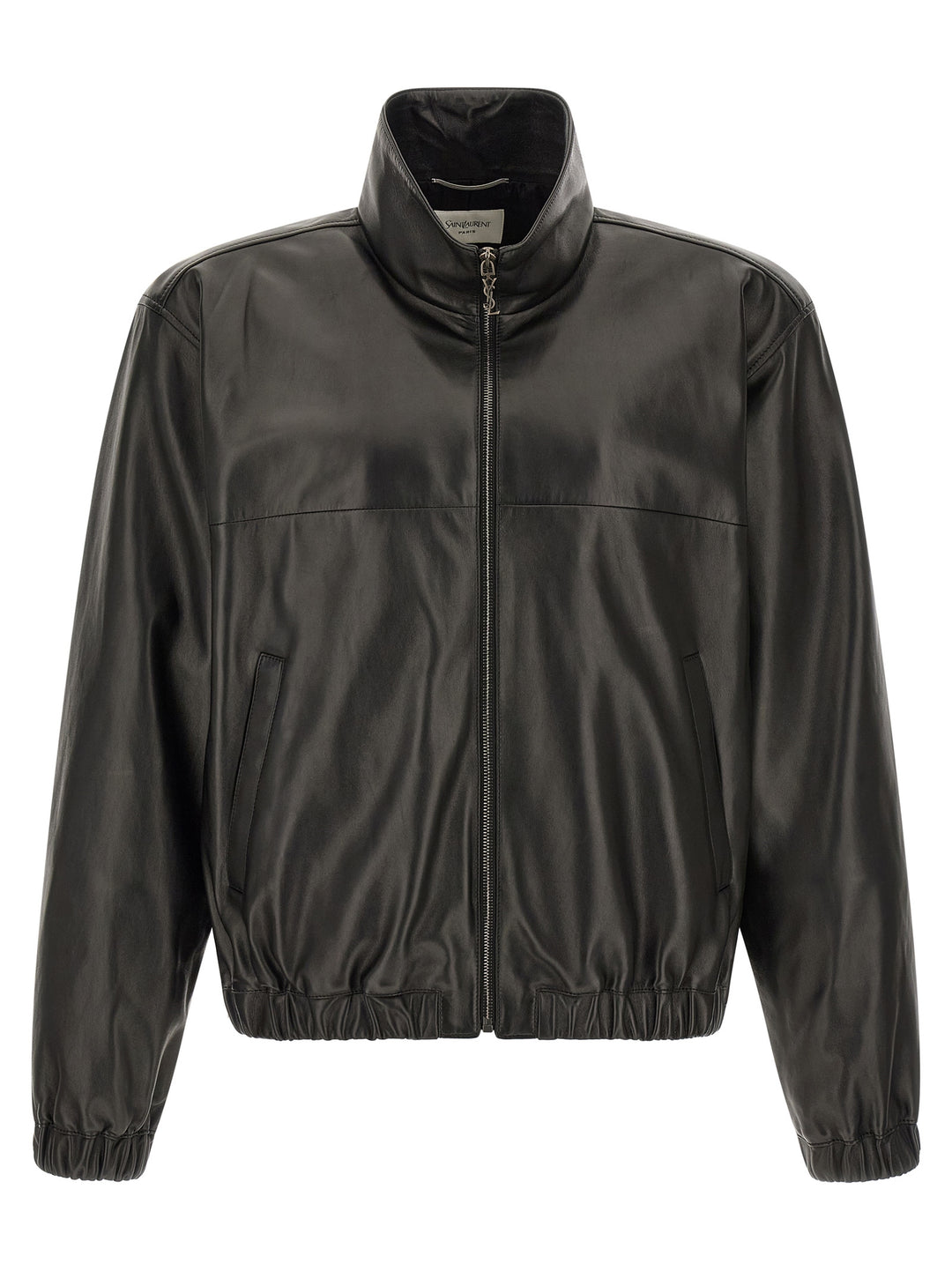 Saint Laurent Black Lamb Leather Leather Jacket