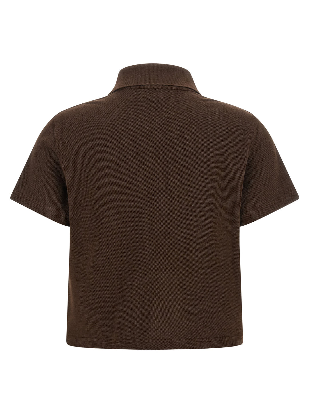 Saint Laurent Brown Cotton Polo Shirt