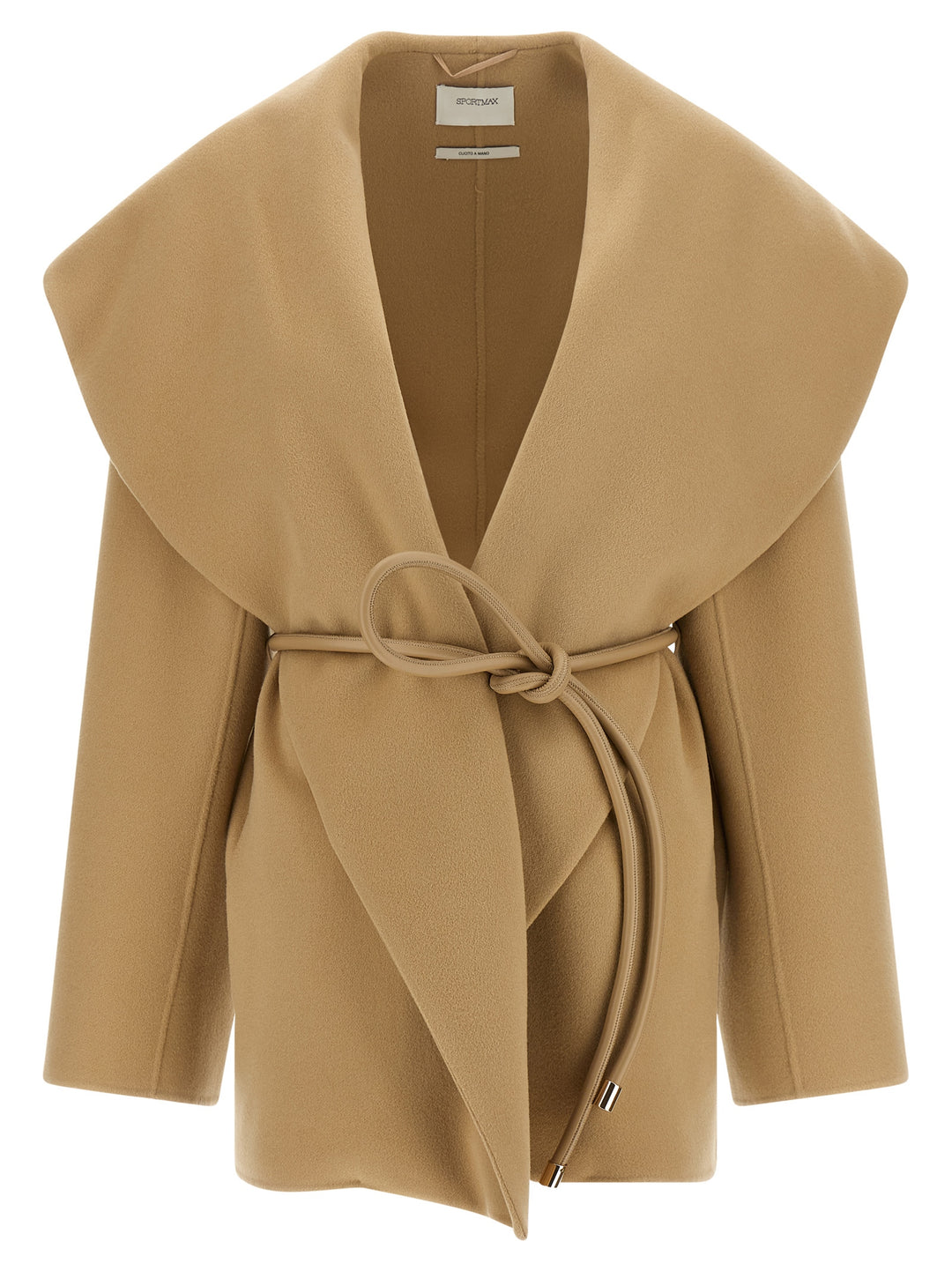 Sportmax Beige Wool Coat