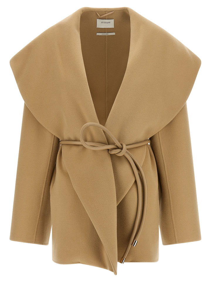 Sportmax Beige Wool Coat