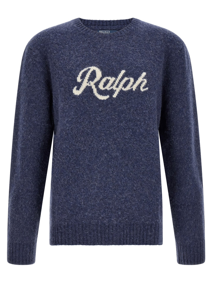 Polo Ralph Lauren Blue Wool Cardigan
