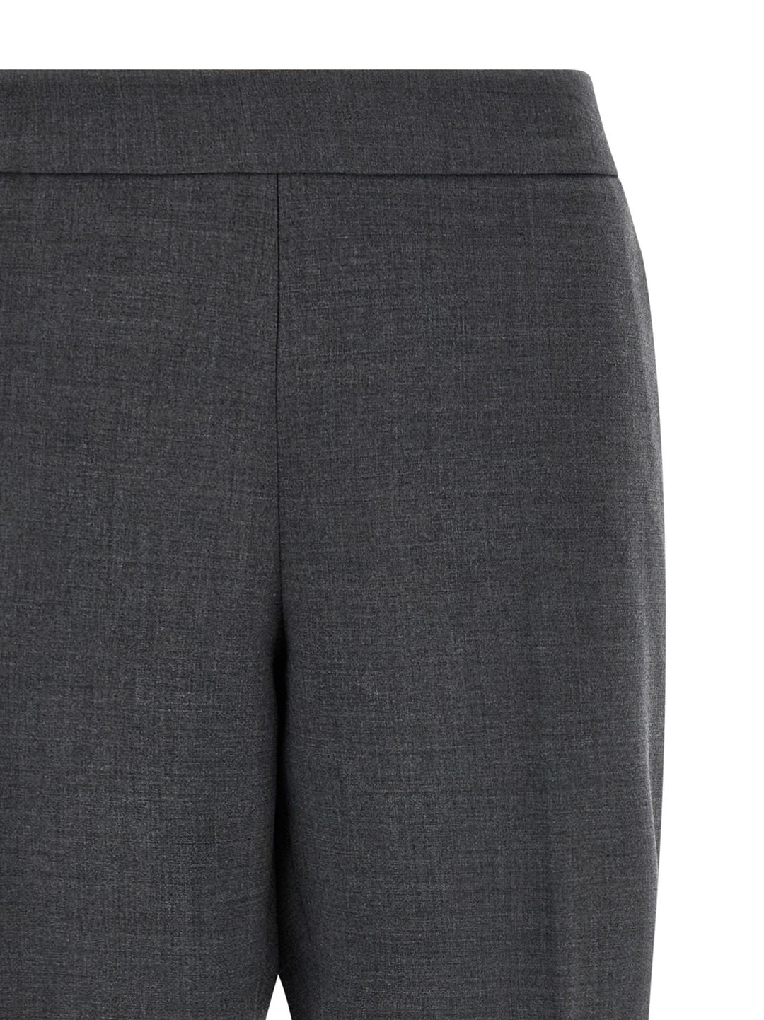 Alberto Biani Gray Polyester Cropped Pants