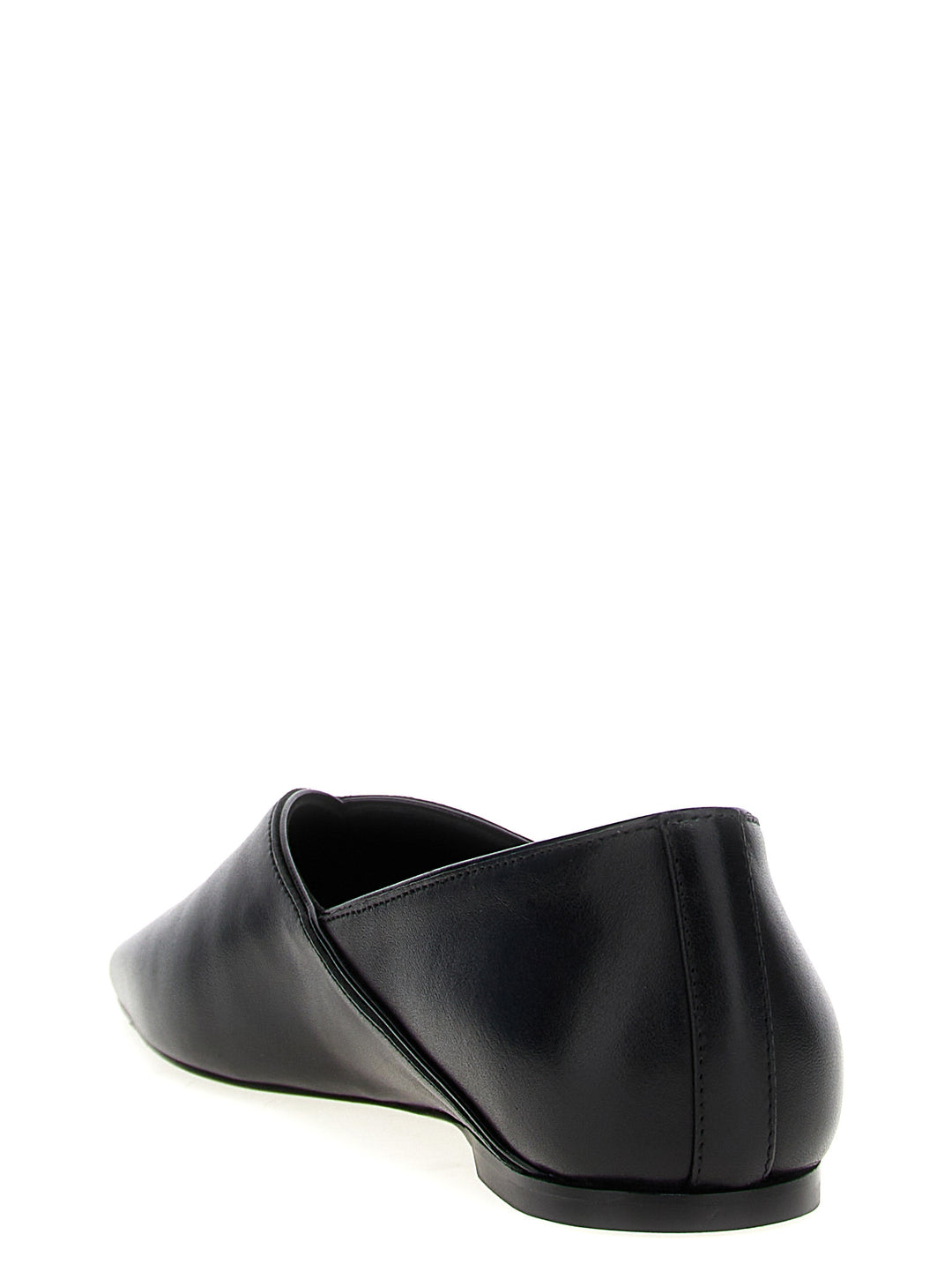 TOTEME Black Calfskin Ballet Flats