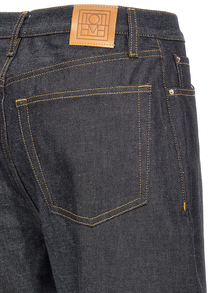 TOTEME Blue Cotton Jeans Denim