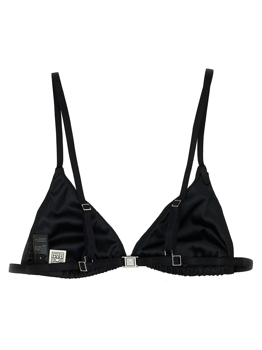 TOTEME Black Polyester Bra